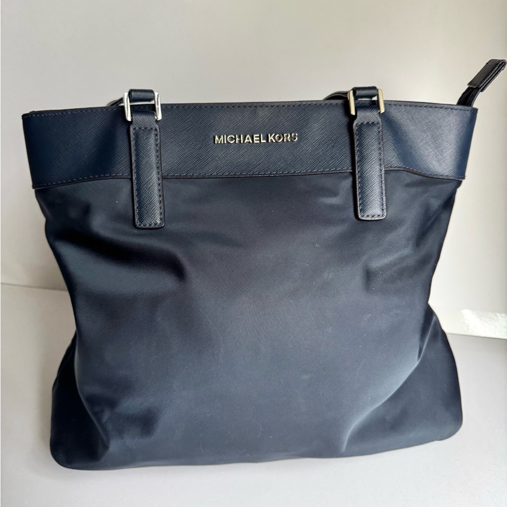 Michael Kors Navy Structured Tote